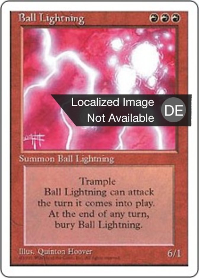 Ball Lightning (Fourth Edition #176)