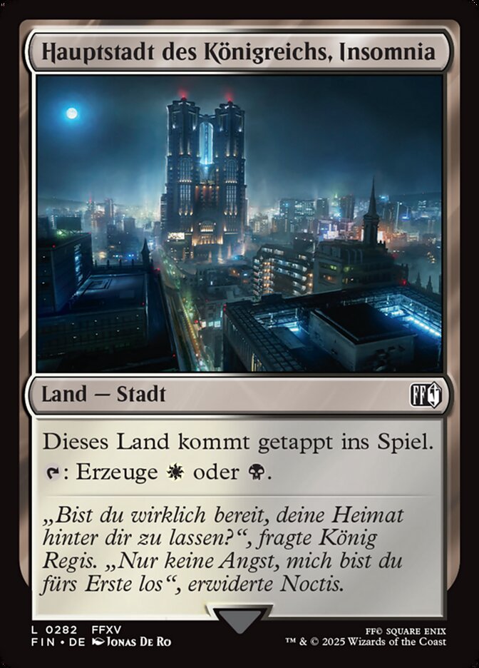 Hauptstadt des Königreichs, Insomnia