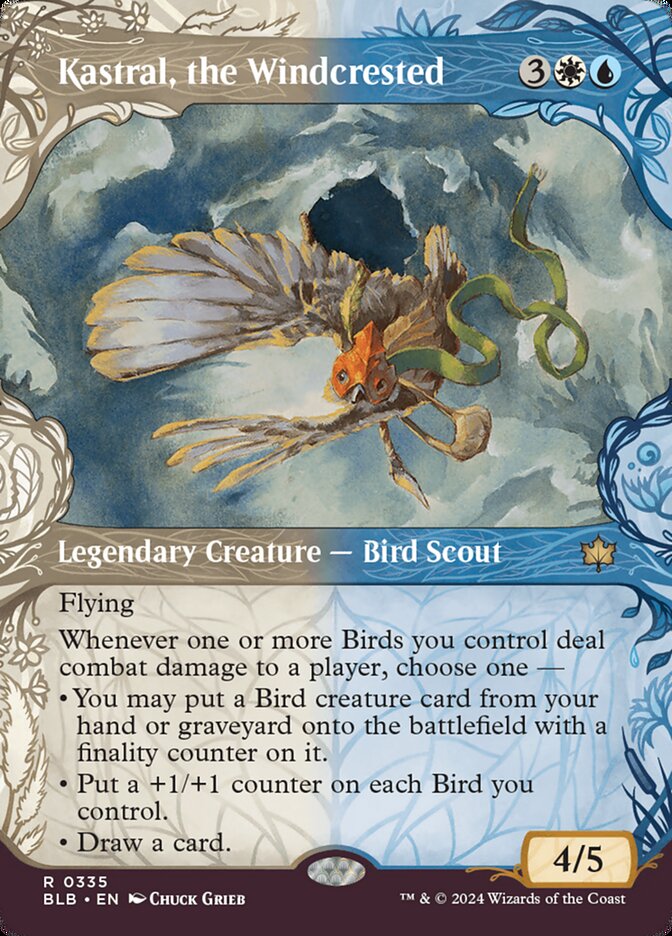 Kastral, the Windcrested (Bloomburrow #335)