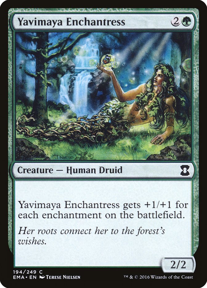 Yavimaya Enchantress (Eternal Masters #194)