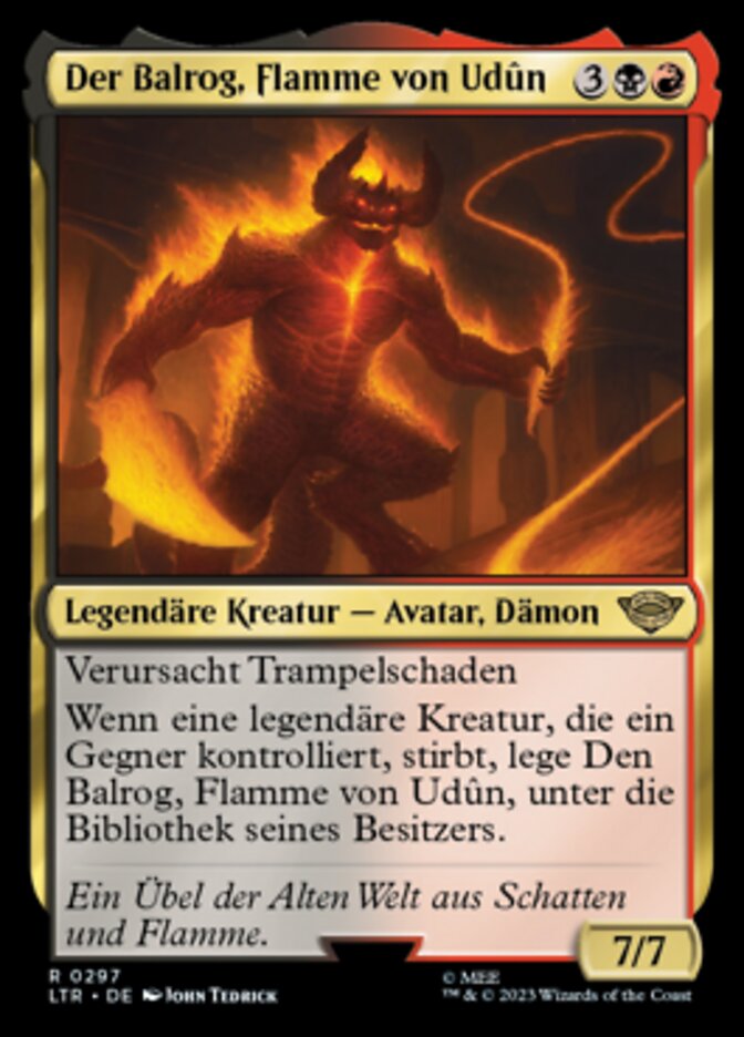 Der Balrog, Flamme von Udûn