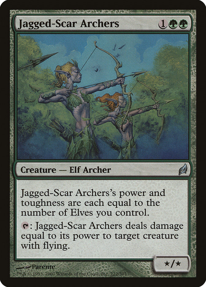Jagged-Scar Archers (Lorwyn #222)