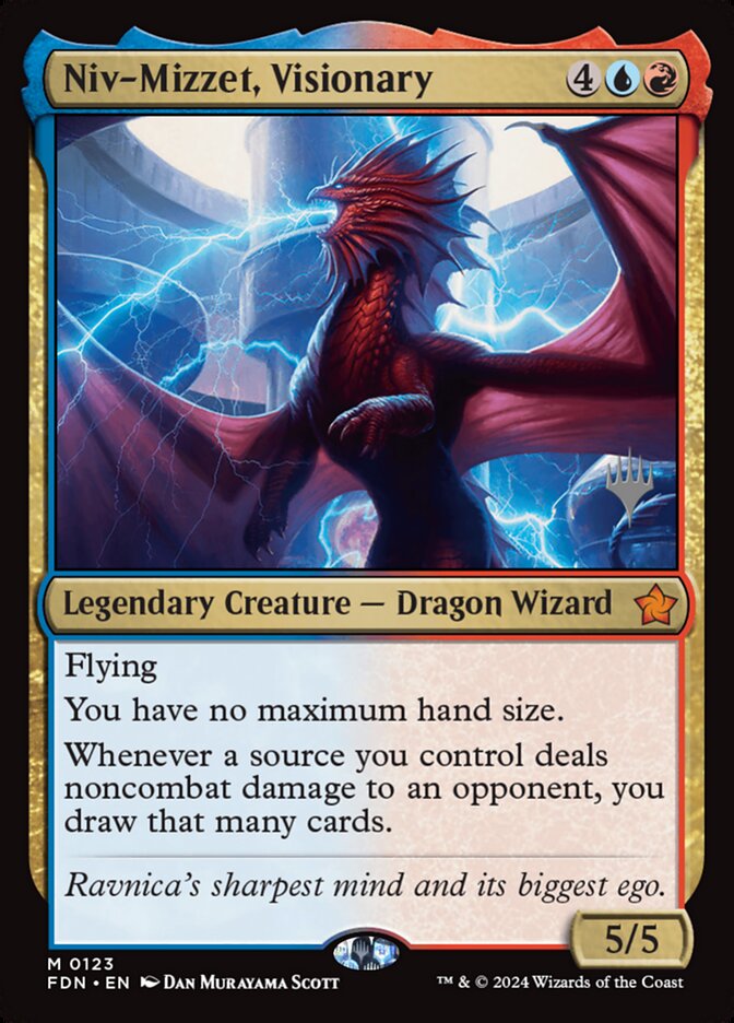 Niv-Mizzet, Visionary (Foundations Promos #123p)