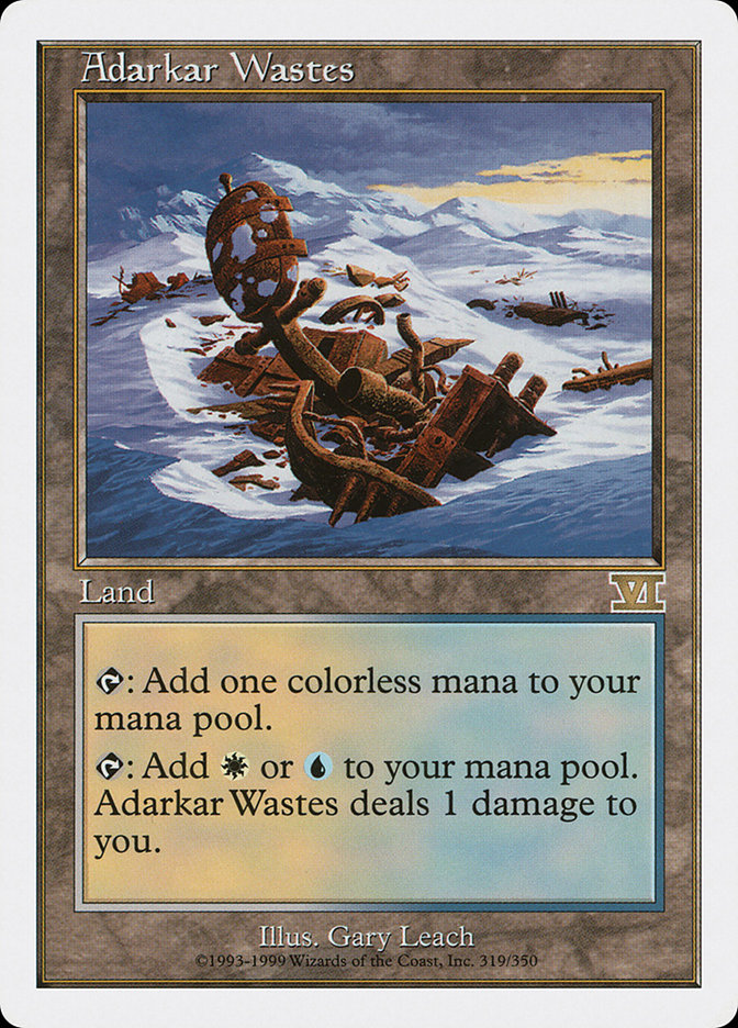 Adarkar Wastes (Classic Sixth Edition #319)