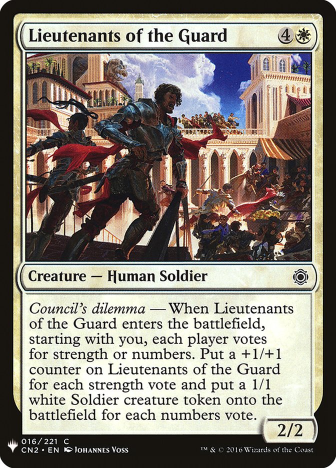 Lieutenants of the Guard (The List #CN2-16)
