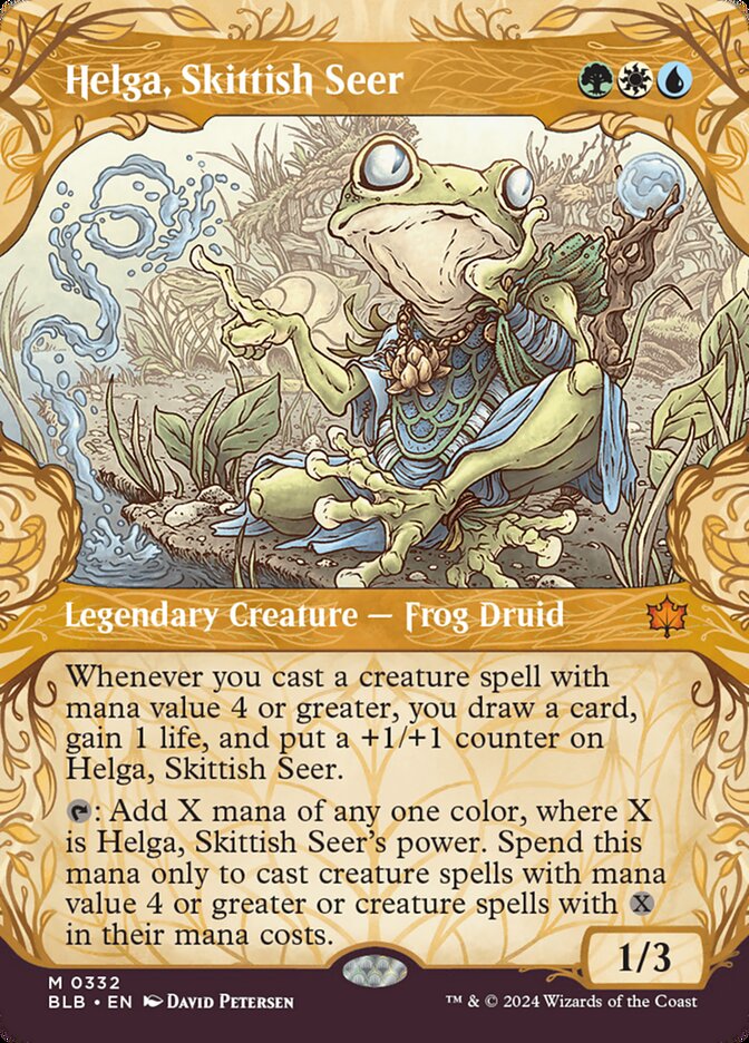 Helga, Skittish Seer (Bloomburrow #332)