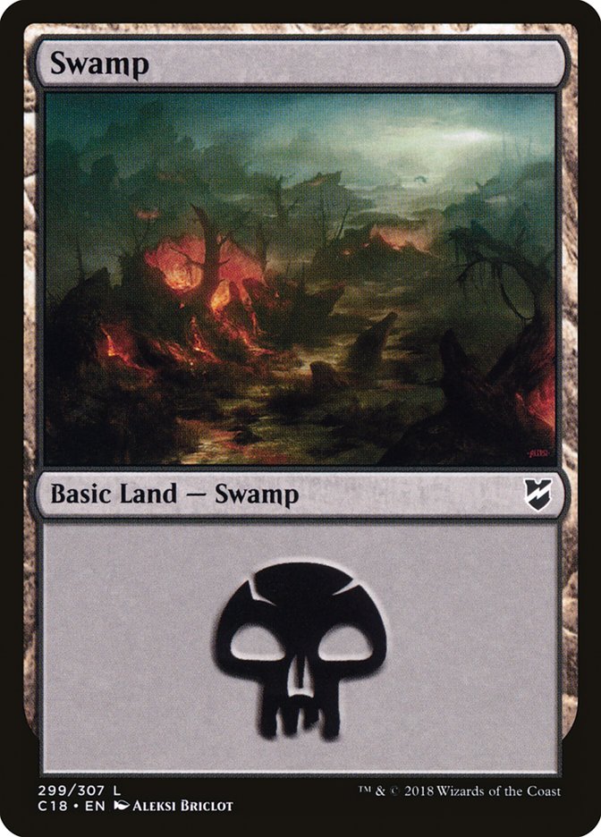 Swamp (Commander 2018 #299)