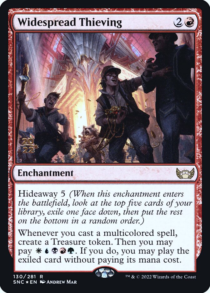 Widespread Thieving (Streets of New Capenna Promos #130s)