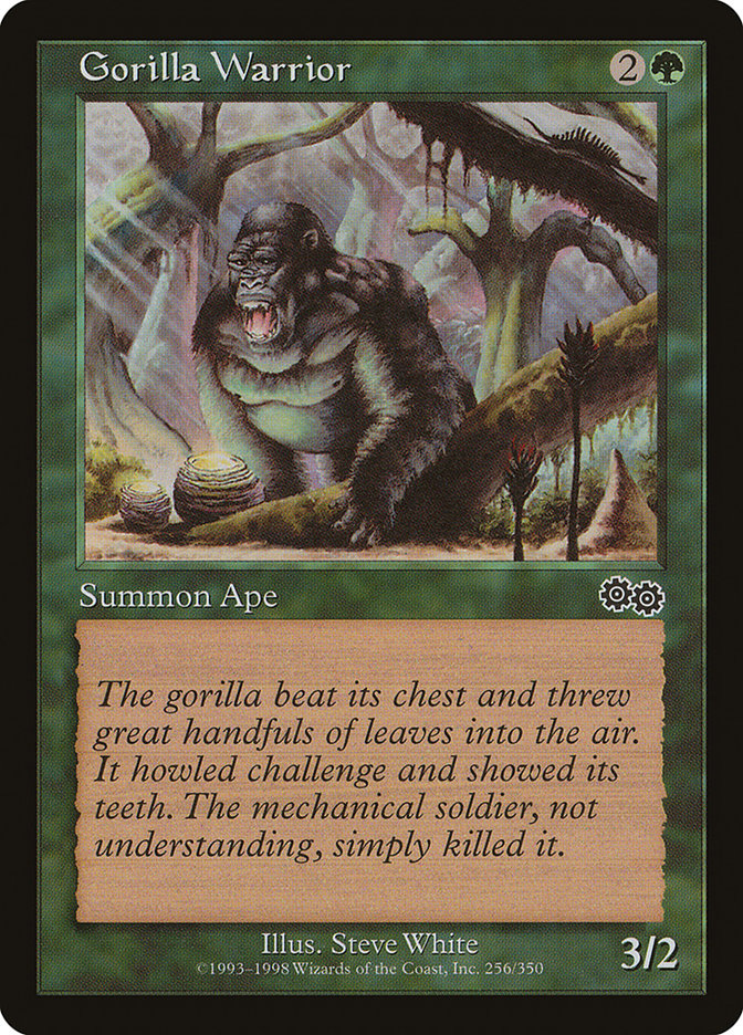 Gorilla Warrior (Urza's Saga #256)