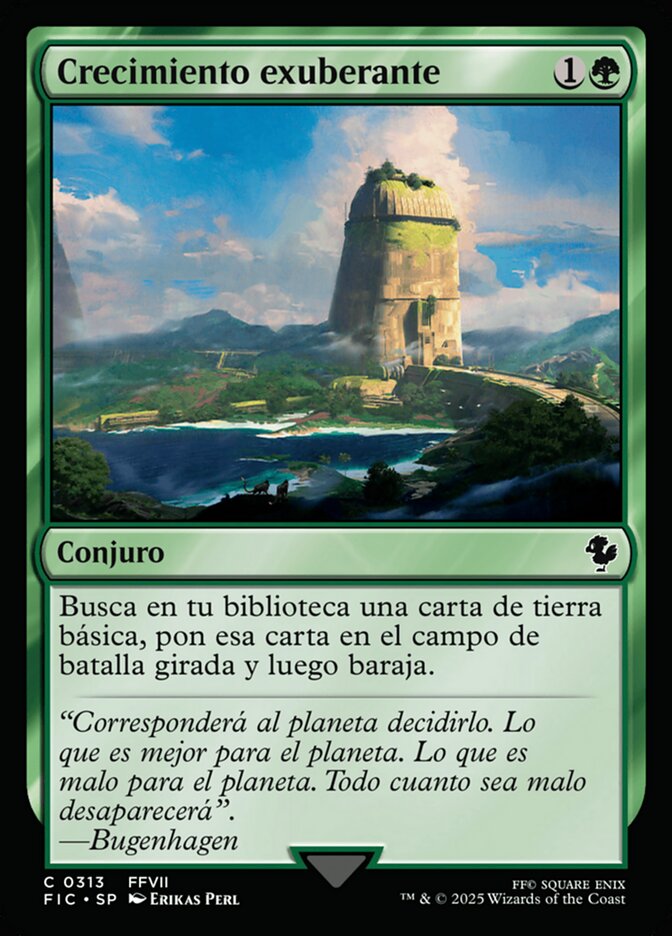 Crecimiento exuberante