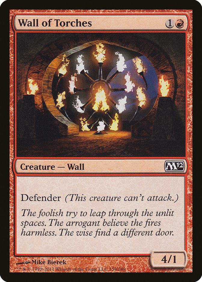 Wall of Torches (Magic 2012 #159)