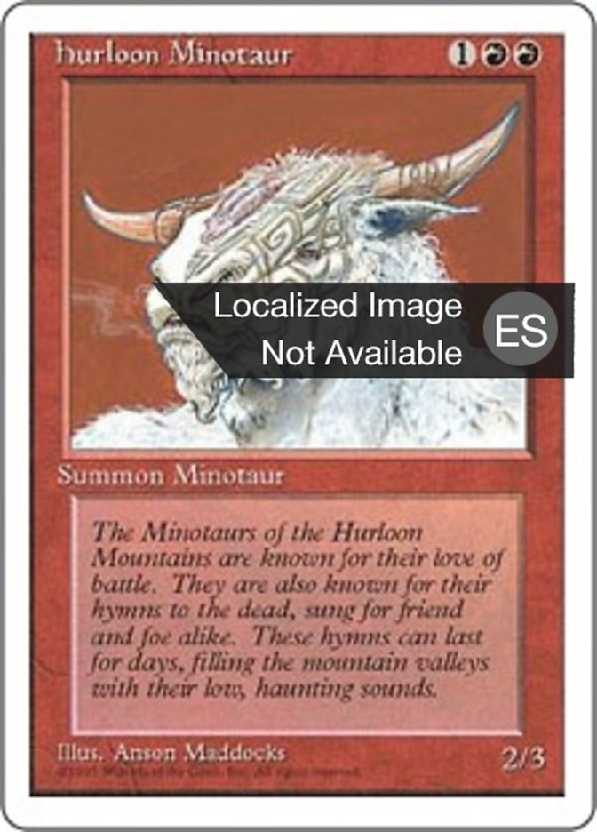 Hurloon Minotaur (Fourth Edition #202)