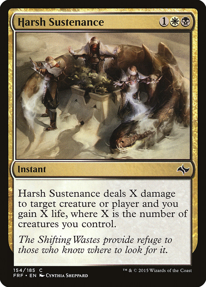 Harsh Sustenance (Fate Reforged #154)
