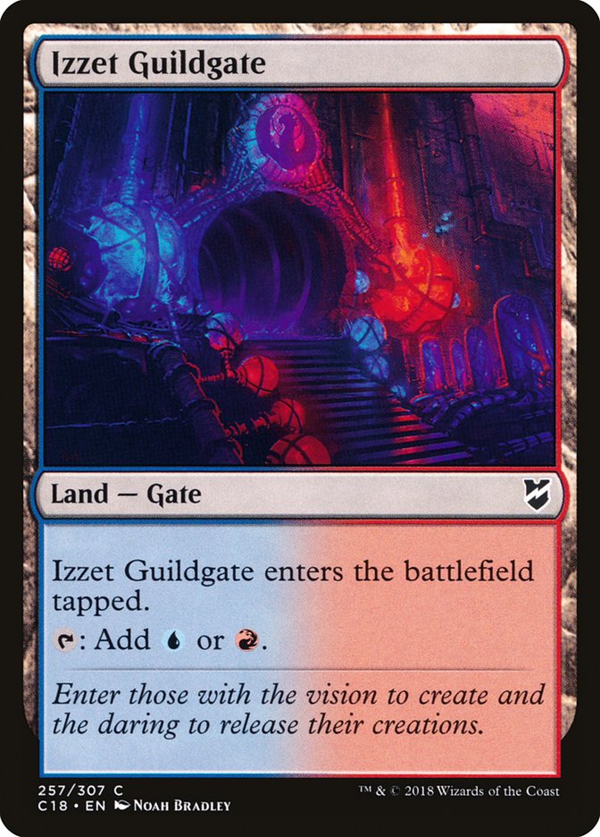 Izzet Guildgate (Commander 2018 #257)