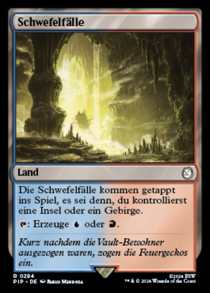 Schwefelfälle
