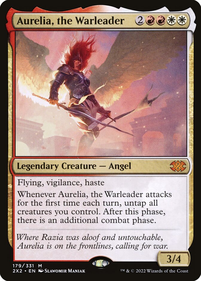 Aurelia, the Warleader (Double Masters 2022 #179)