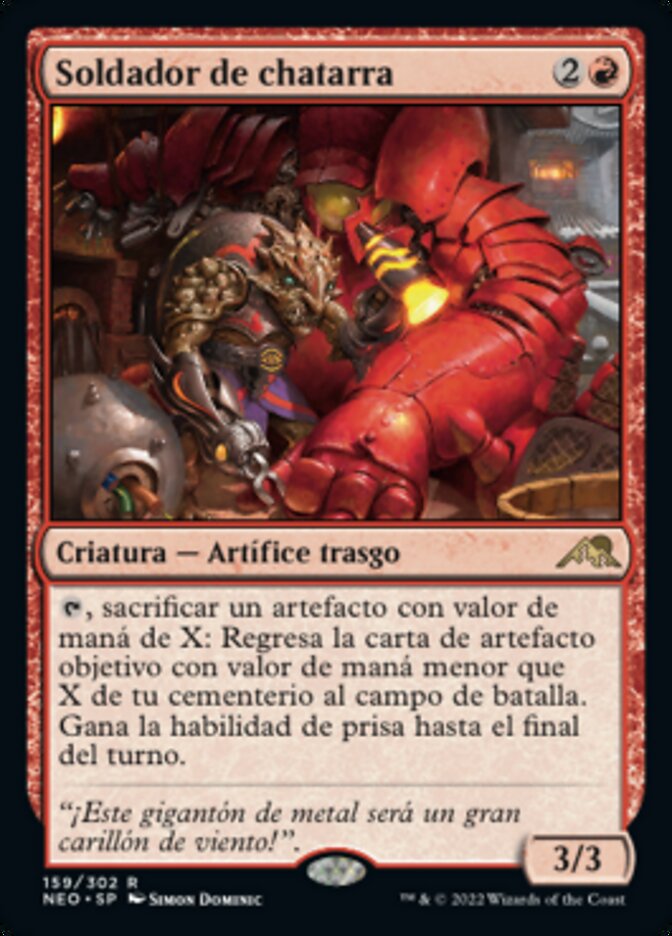 Soldador de chatarra