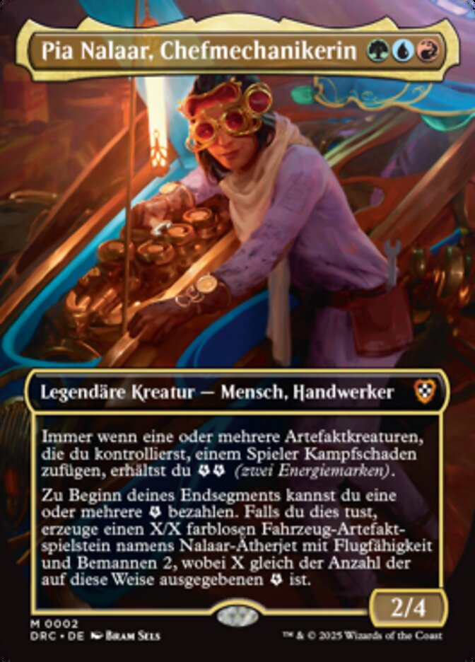 Pia Nalaar, Chefmechanikerin