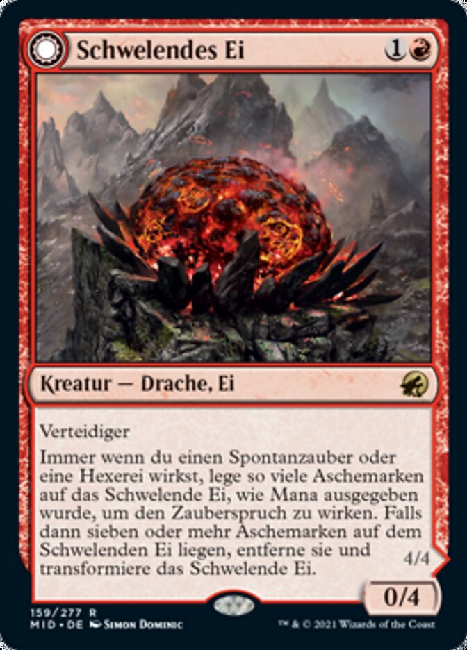 Schwelendes Ei