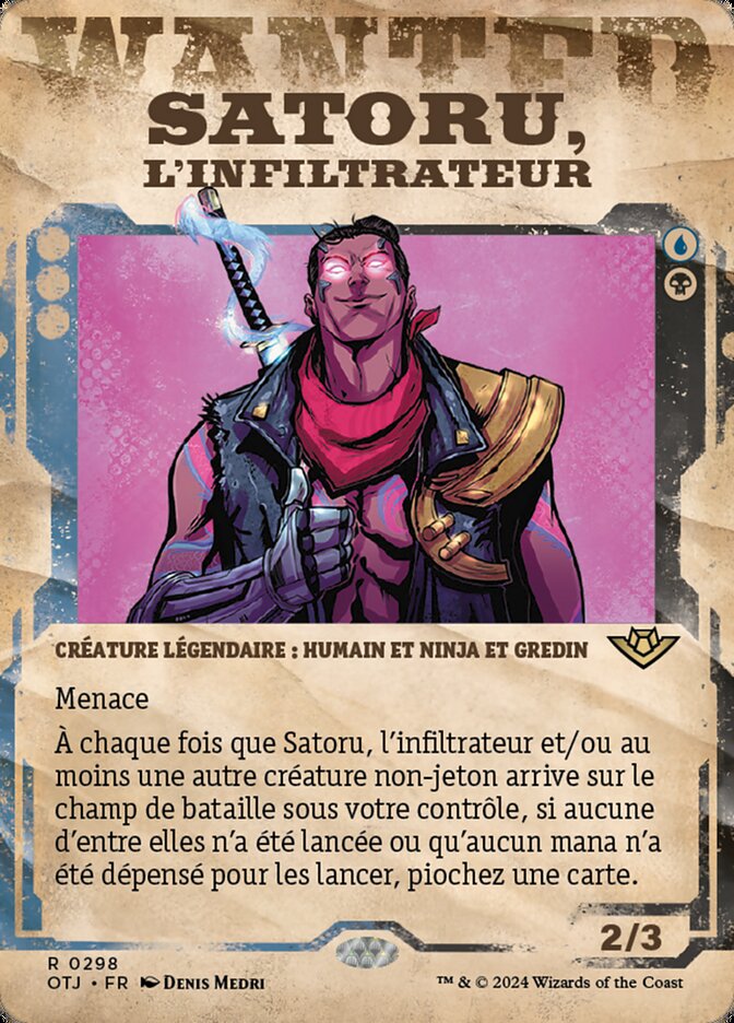 Satoru, the Infiltrator (Outlaws of Thunder Junction #298)