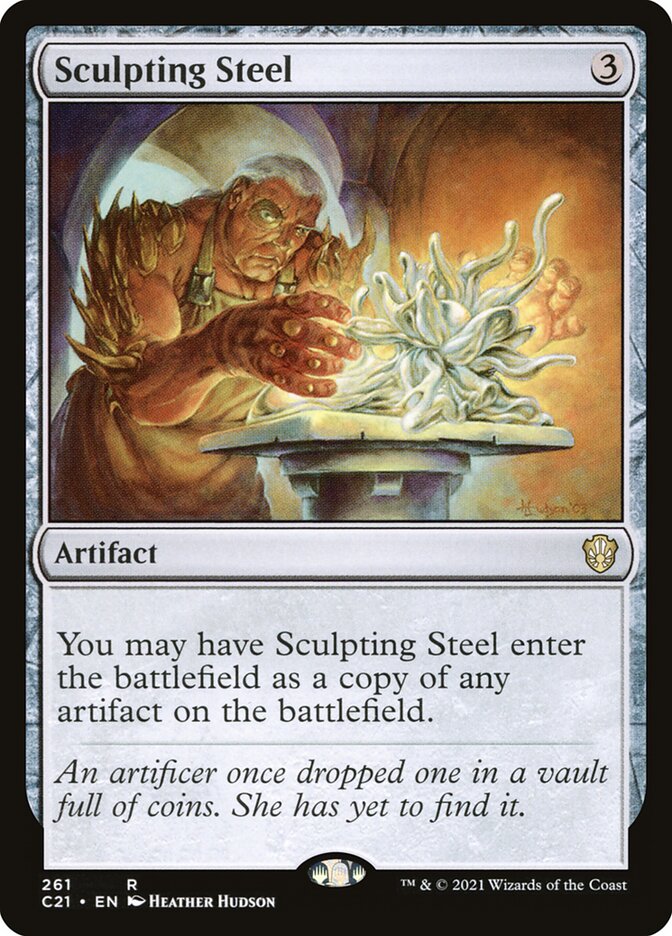 Sculpting Steel (Commander 2021 #261)
