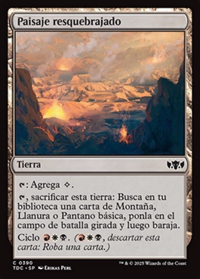 Paisaje resquebrajado