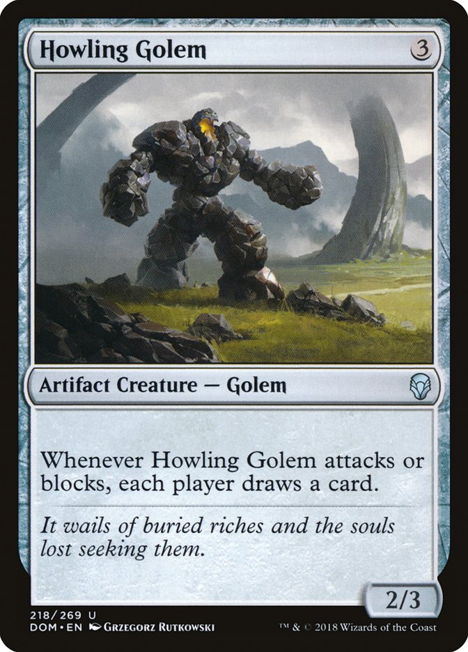Howling Golem (Dominaria #218)