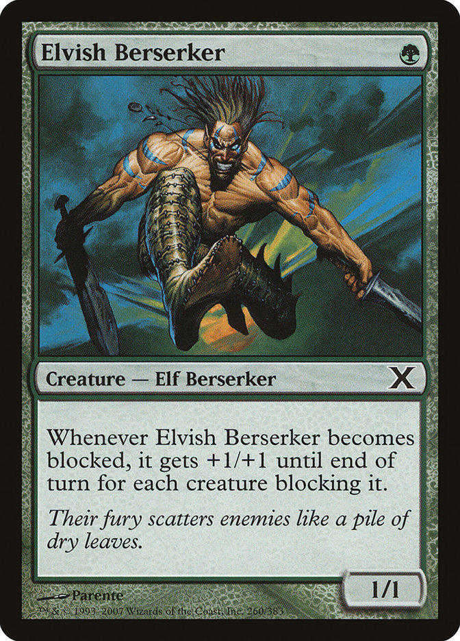Elvish Berserker (Tenth Edition #260)