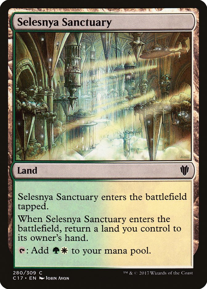 Selesnya Sanctuary (Commander 2017 #280)