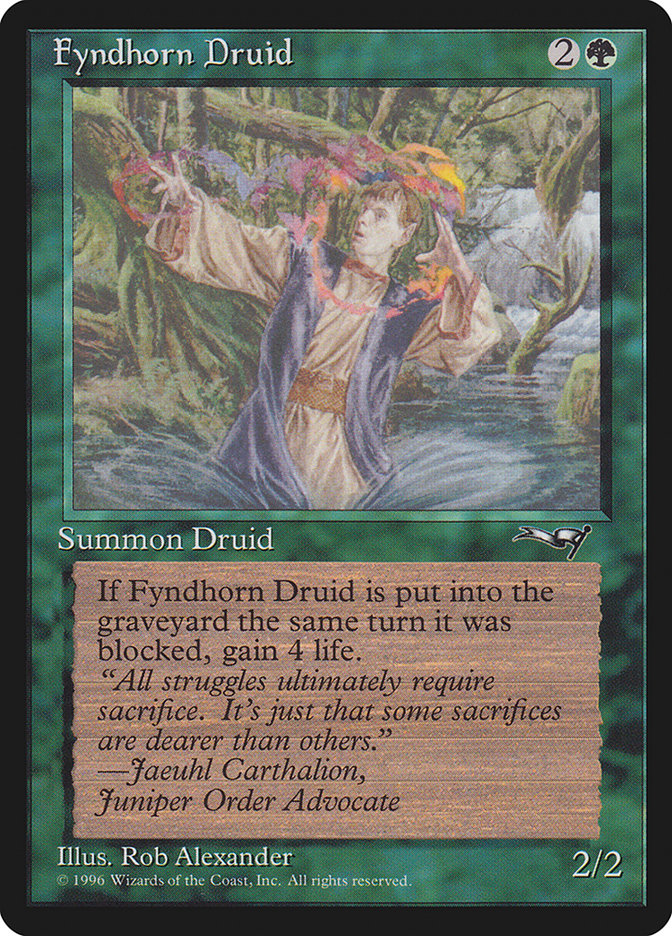 Fyndhorn Druid (Alliances #90a)