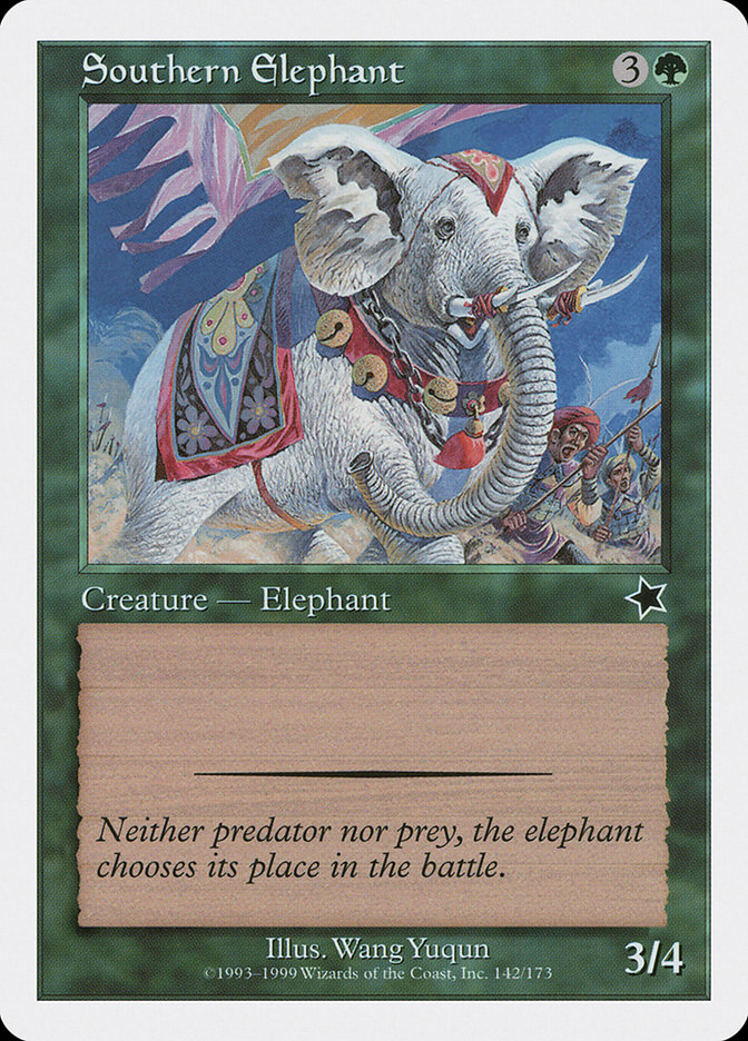 Southern Elephant (Starter 1999 #142)