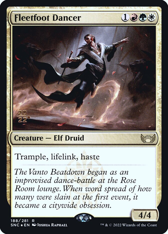 Fleetfoot Dancer (Streets of New Capenna Promos #188s)