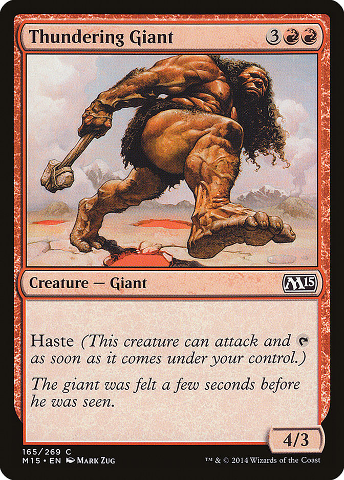 Thundering Giant (Magic 2015 #165)