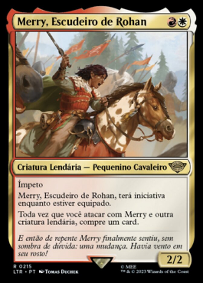 Merry, Escudeiro de Rohan