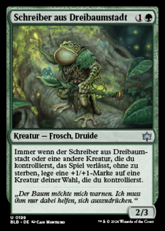 Schreiber aus Dreibaumstadt