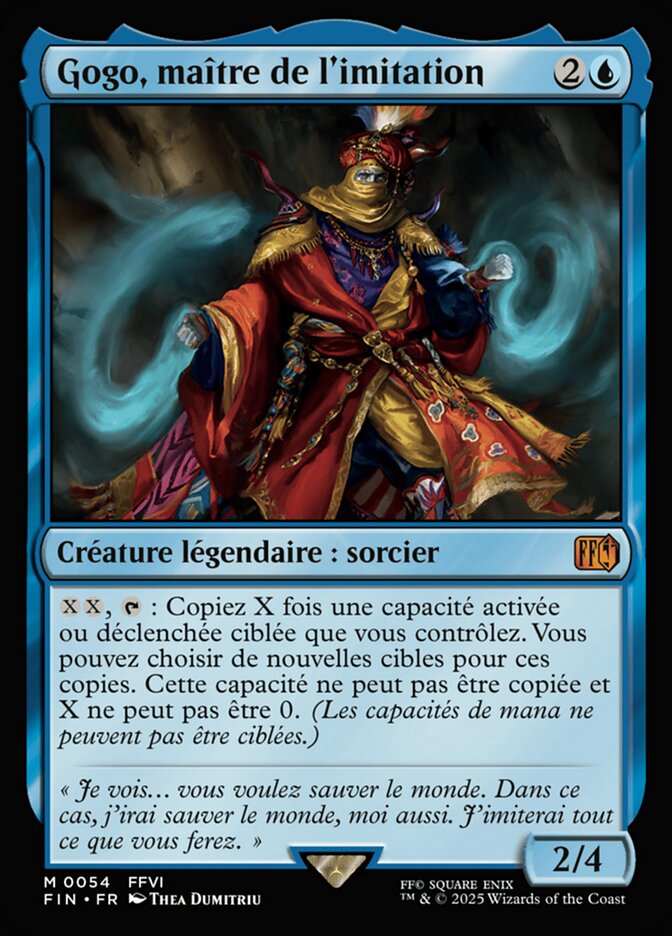 Gogo, maître de l'imitation