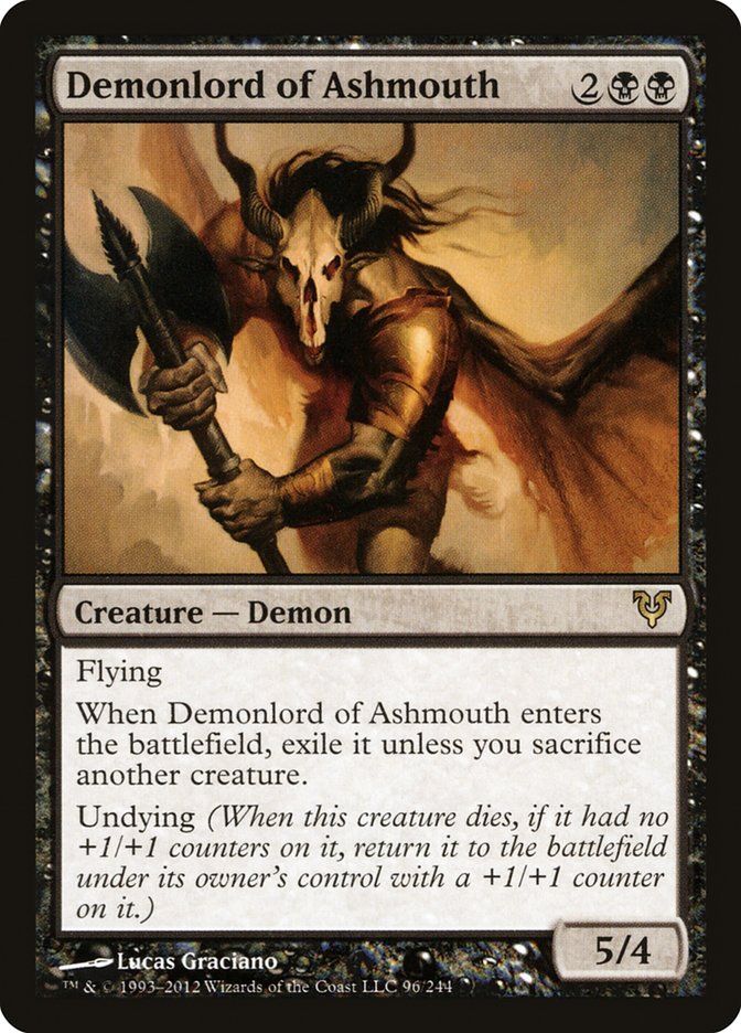 Demonlord of Ashmouth (Avacyn Restored #96)