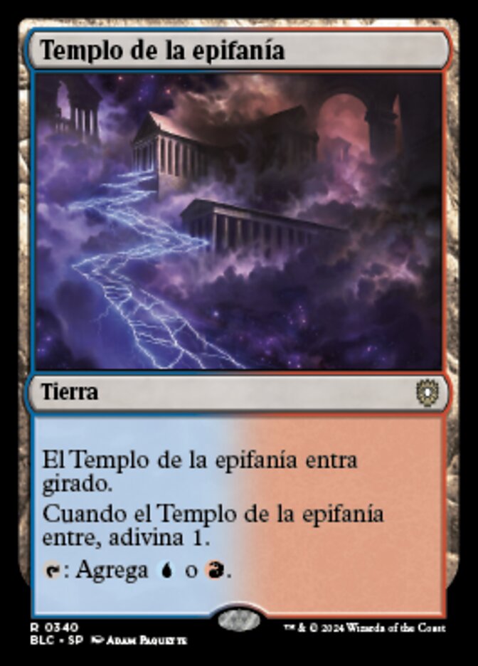 Temple of Epiphany (Bloomburrow Commander #340)