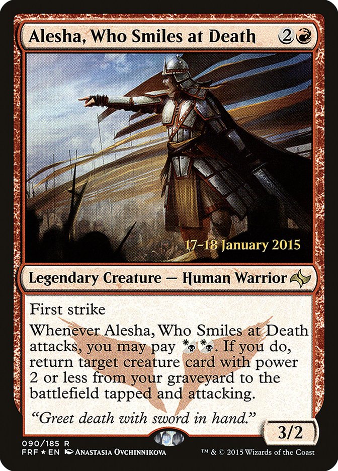 Alesha, Who Smiles at Death (Fate Reforged Promos #90s)