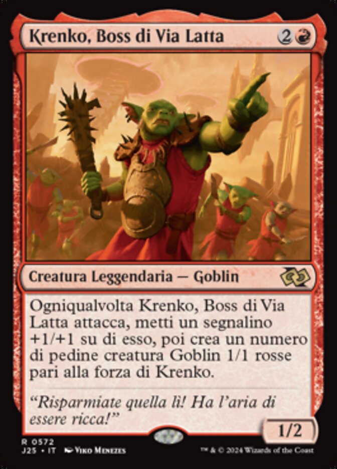 Krenko, Boss di Via Latta