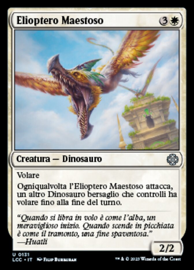 Majestic Heliopterus (The Lost Caverns of Ixalan Commander #131)