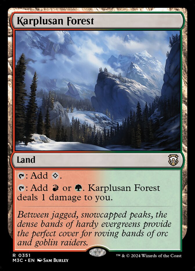 Karplusan Forest (Modern Horizons 3 Commander #351)