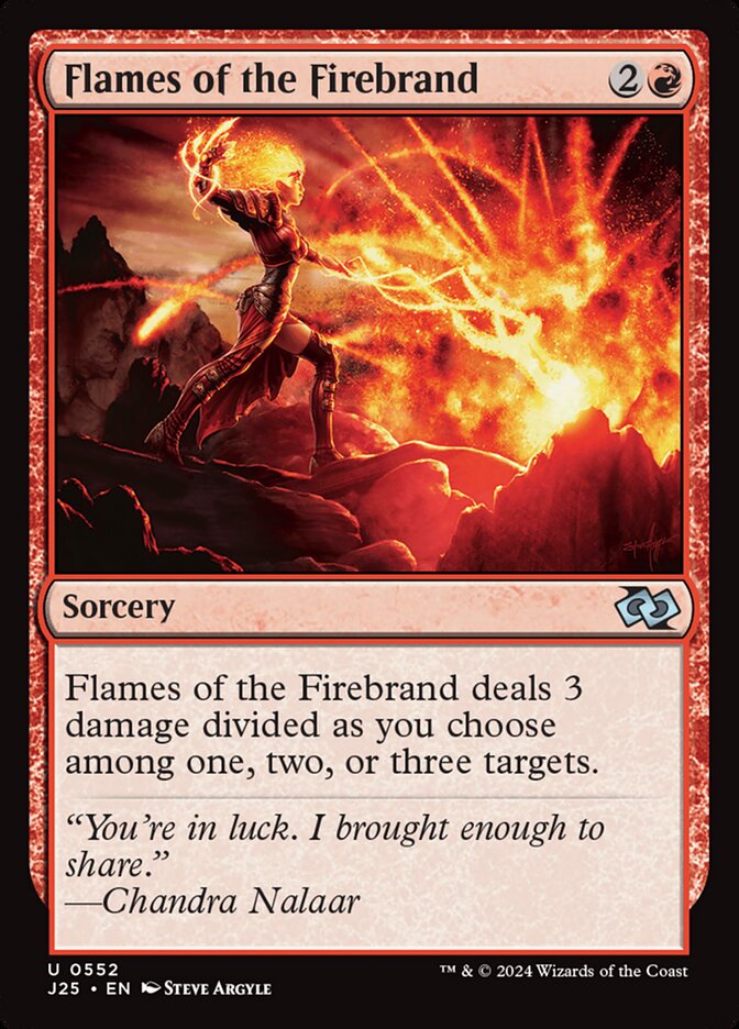 Flames of the Firebrand (Foundations Jumpstart #552)