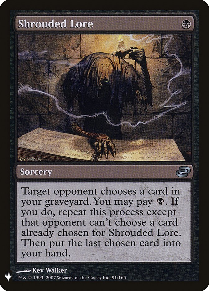 Shrouded Lore (The List #PLC-91)
