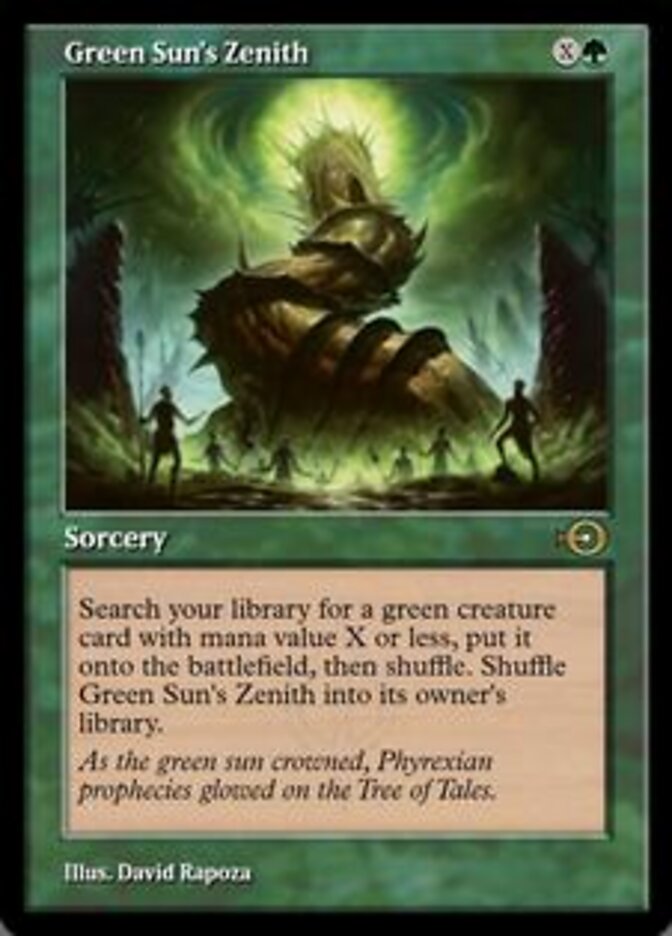 Green Sun's Zenith (Magic Online Promos #99683)