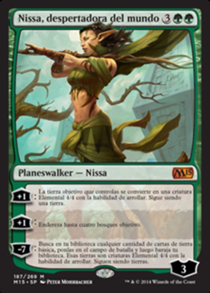 Nissa, Worldwaker (Magic 2015 #187)