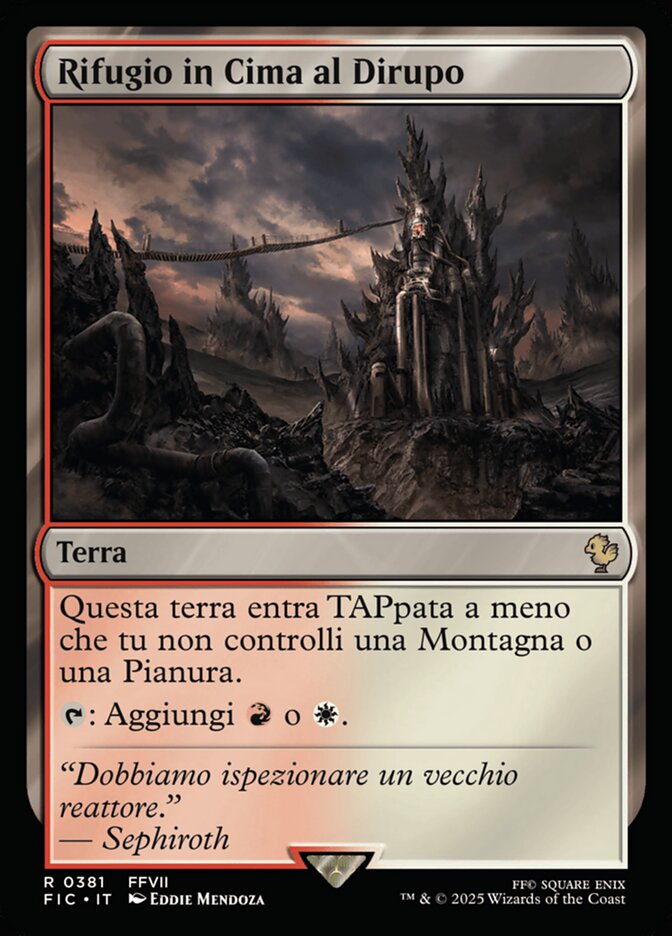 Rifugio in Cima al Dirupo