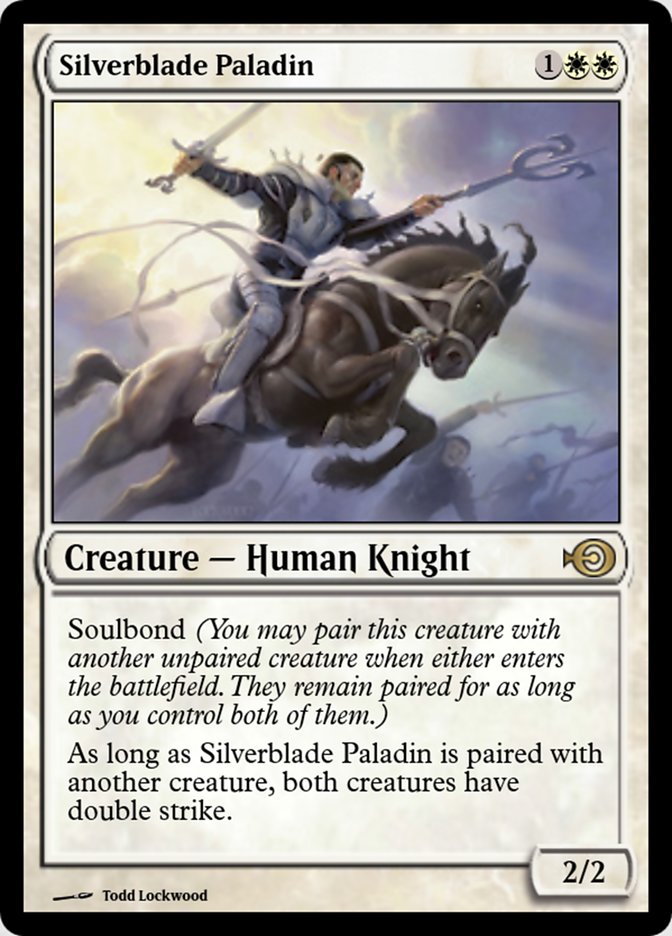Silverblade Paladin (Magic Online Promos #44313)