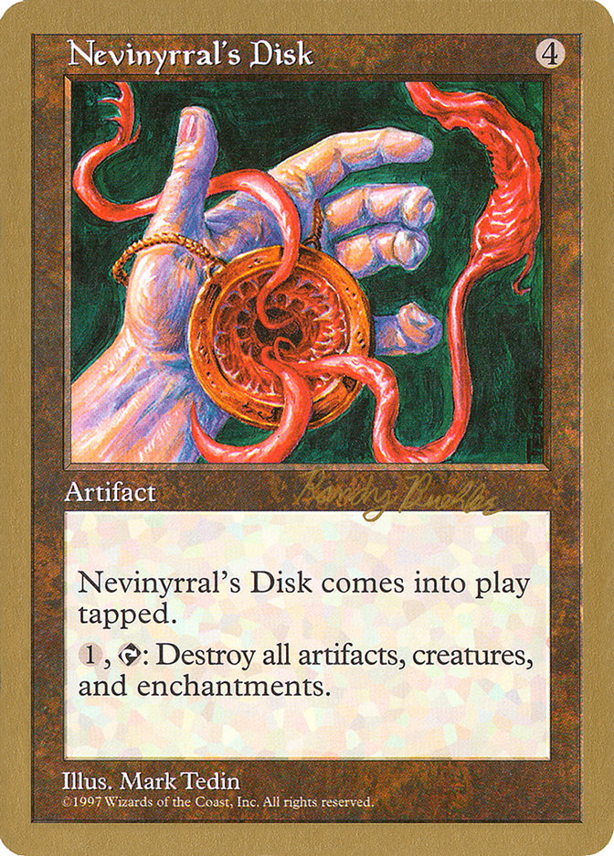 Nevinyrral's Disk (World Championship Decks 1998 #rb391)