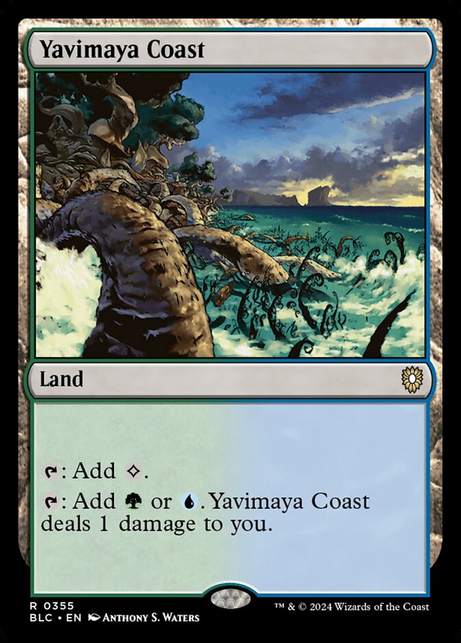 Yavimaya Coast (Bloomburrow Commander #355)